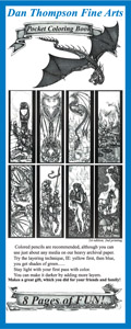 Blue Pocket Coloring Book