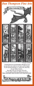 Orange Pocket Coloring Book