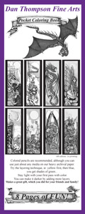 Purple Pocket Coloring Book